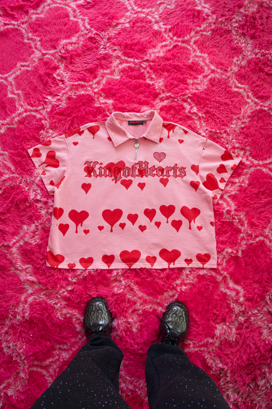 The Hearts Polo-Crimson