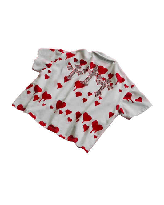 The Statement Tee - Rouge of Hearts